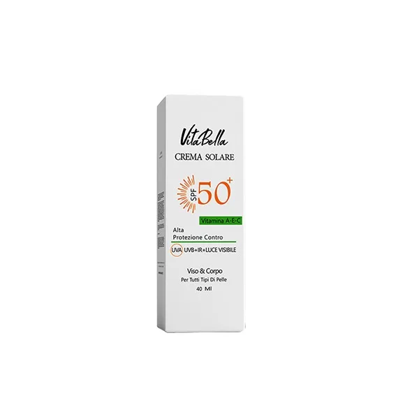 کرم ضد آفتاب ویتابلا SPF 50 بی رنگ ۴۰ میلی