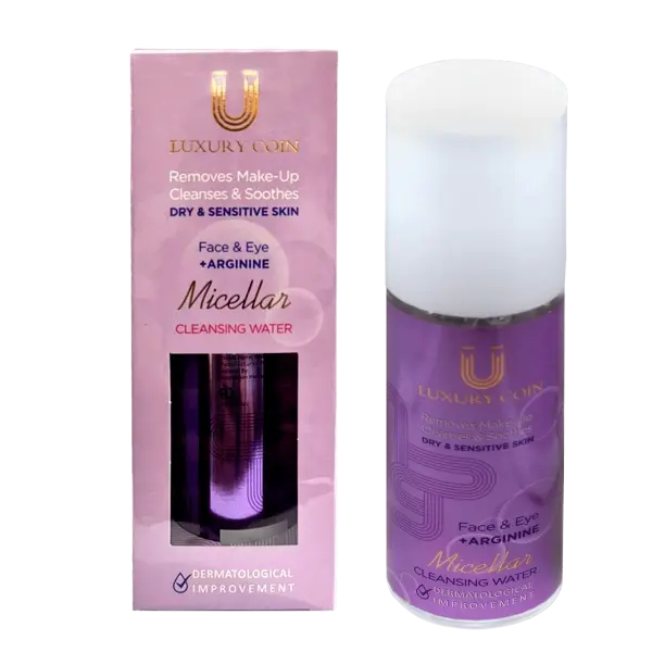 میسلار واتر پوست خشک لاکچری کوین 180ml | پاک‌کننده ملایم